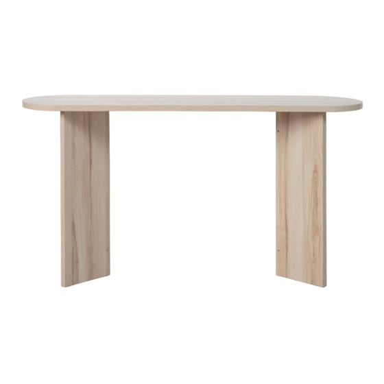 Mocka Sintra Console Table Assembly Instructions