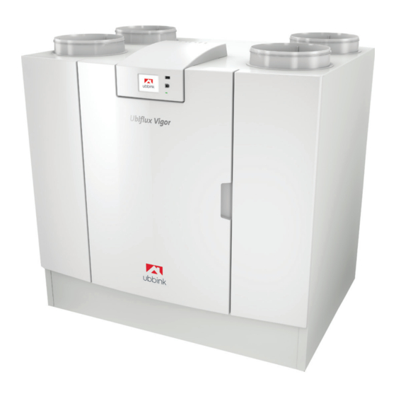 ubbink UBIFLUX Vigor W450 Installation Instructions Manual