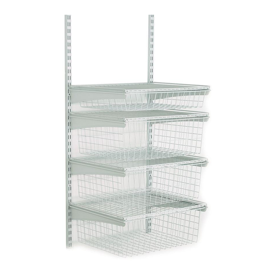 Closet Maid ShelfTrack Drawer Kit 2811 Installation Instructions