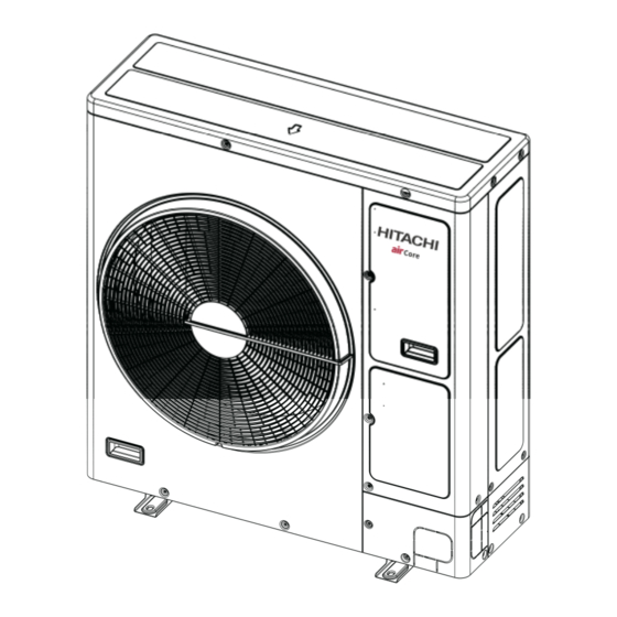 Hitachi AirCore 700 Installation & Maintenance Manual