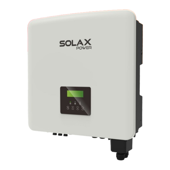 SolaX Power X3-Hybrid-5.0-D User Manual