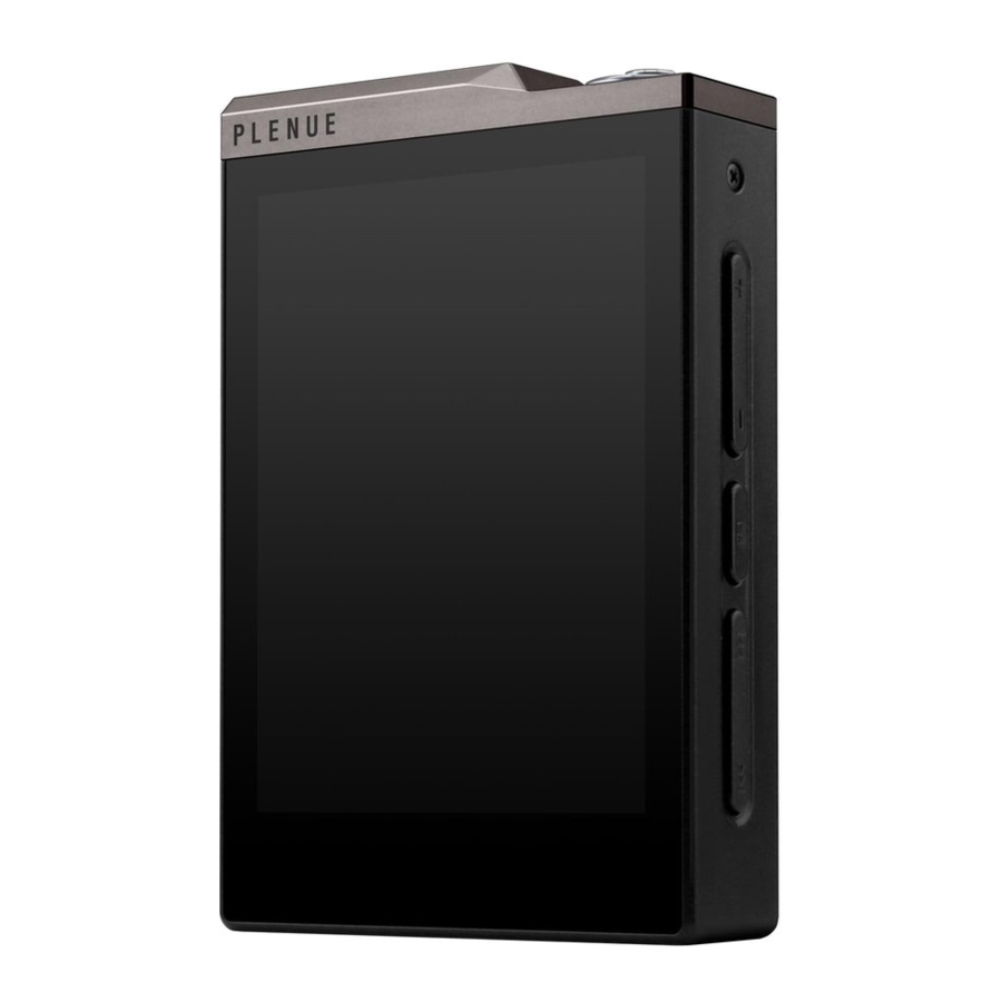Cowon PLENUE D2 - Portable Music Player Manual