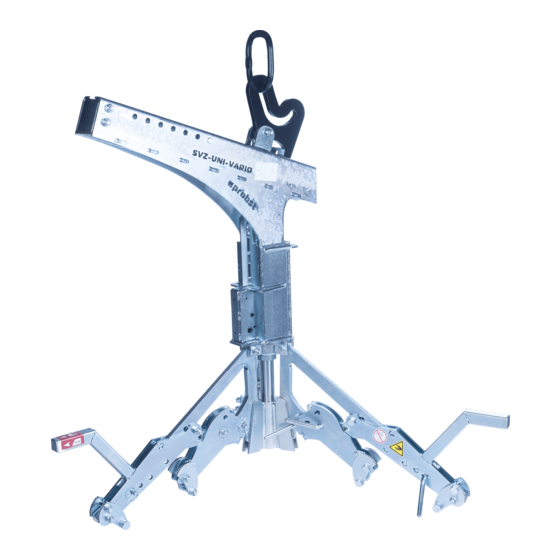 probst SVZ-UNI-VARIO Operating Instructions Manual