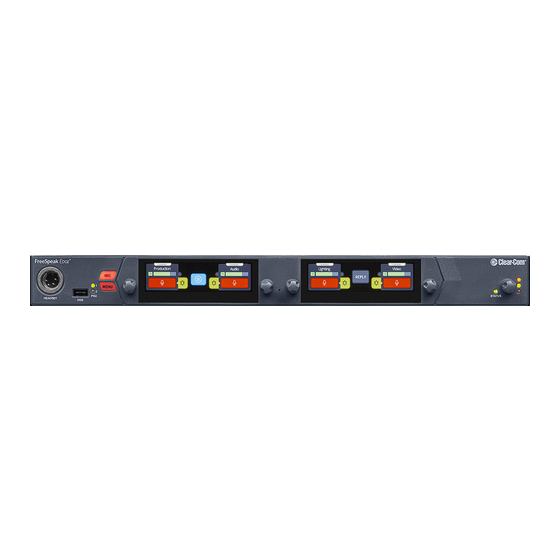 HME Clear-Com FreeSpeak Edge Base Station User Manual