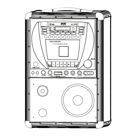 Sound Choice PCK-350 DR User Manual