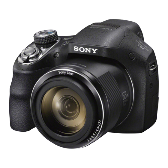 Sony DSC-H400/B Brochure & Specs