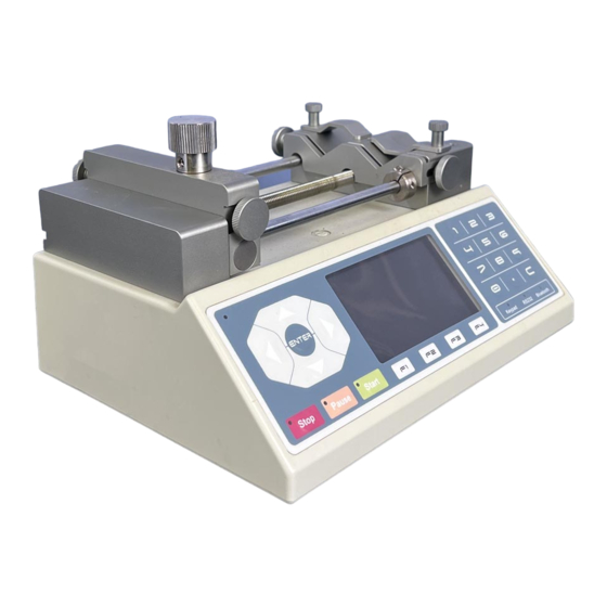 Chemyx Fusion 100 User Manual