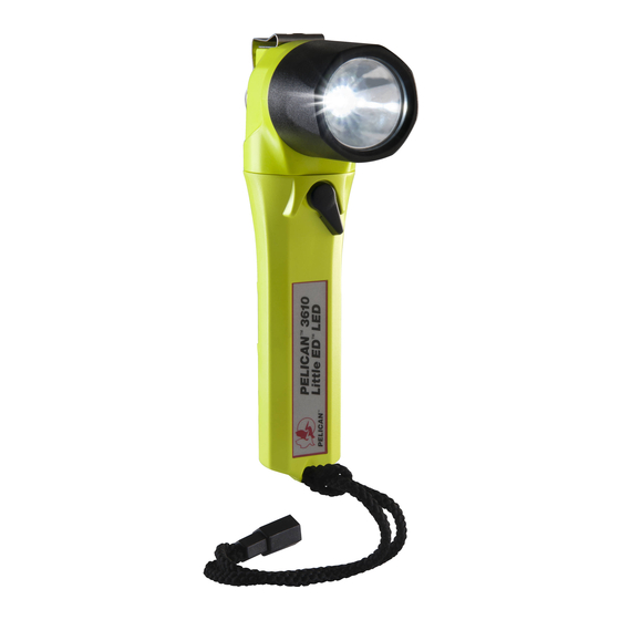 Pelican Little ED 3610 LED Instruction Manual