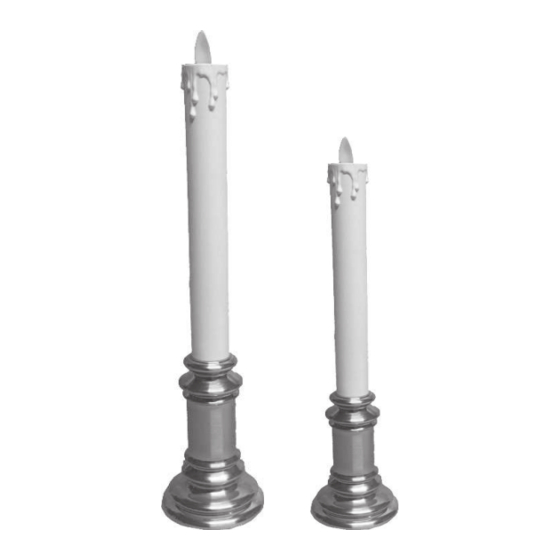 BONETTI LED Candlestick with virtual flame 2er Set Instructions For Use Manual