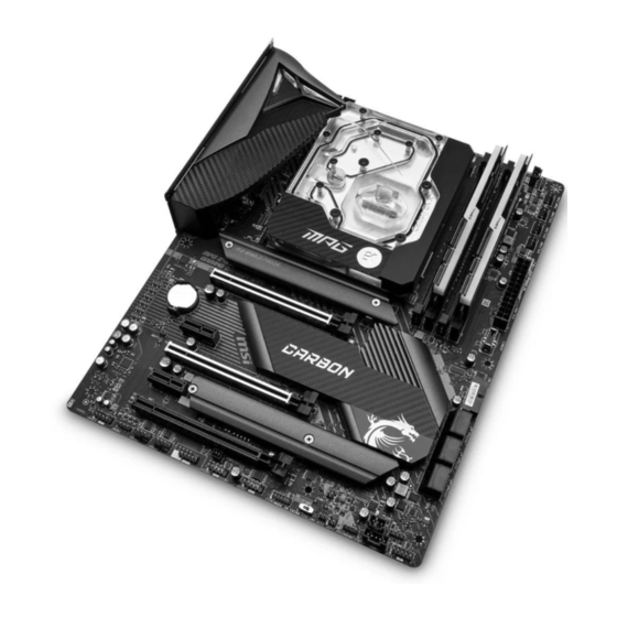 ekwb EK-Quantum Momentum Aorus Z490 Master D-RGB User Manual
