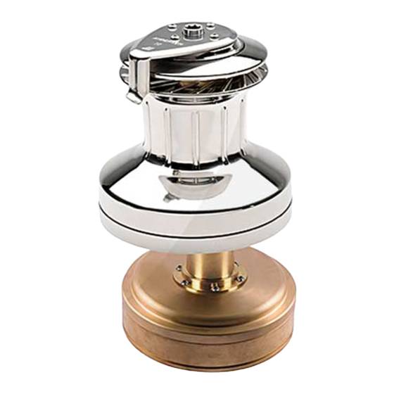 User Manuals: Ronstan Andersen Compact Motor 68ST Winch