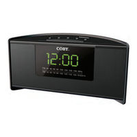 Coby CRA59 - Clock Radio - Mirror Instruction Manual