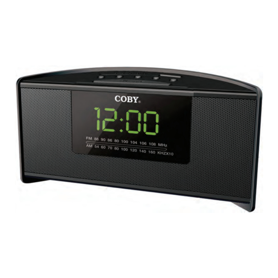 Coby CRA59 - Clock Radio - Mirror Manuals