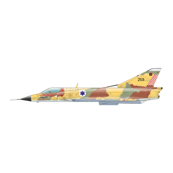Eduard Weekend Edition Mirage IIICJ Assembly Instructions Manual