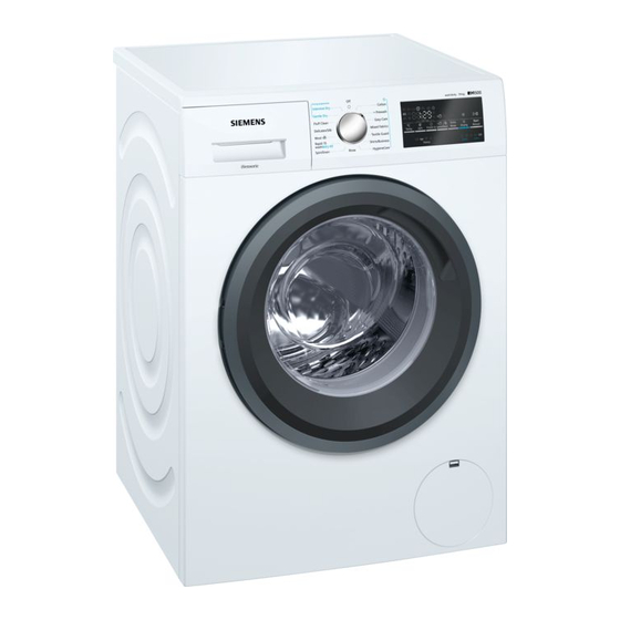 Siemens WD15G422GB Manuals