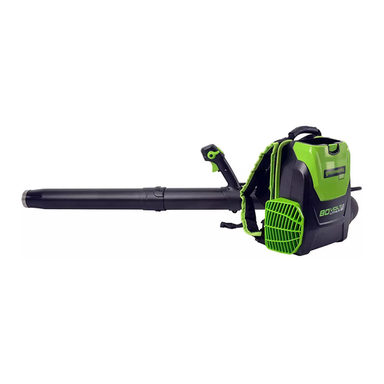 GreenWorks Pro BPB80L2510 Owner's Manual