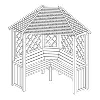 Rowlinson Garden Products Balmoral Arbour SS162B Assembly Instructions