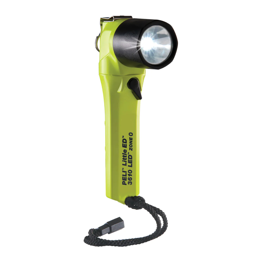 Pelican Little ED 3610 LED - 32 Lumens Flashlight Manual