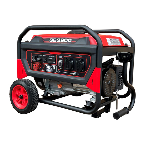 Mosa GE 3900 Use And Maintenance Manual