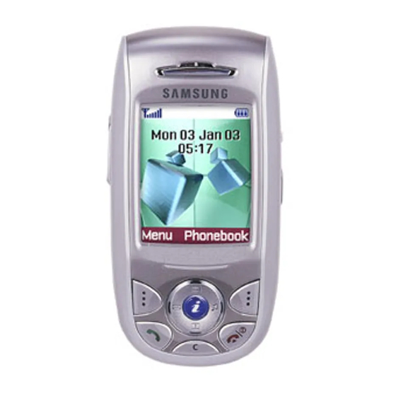 Samsung SGH-E800 Service Manual