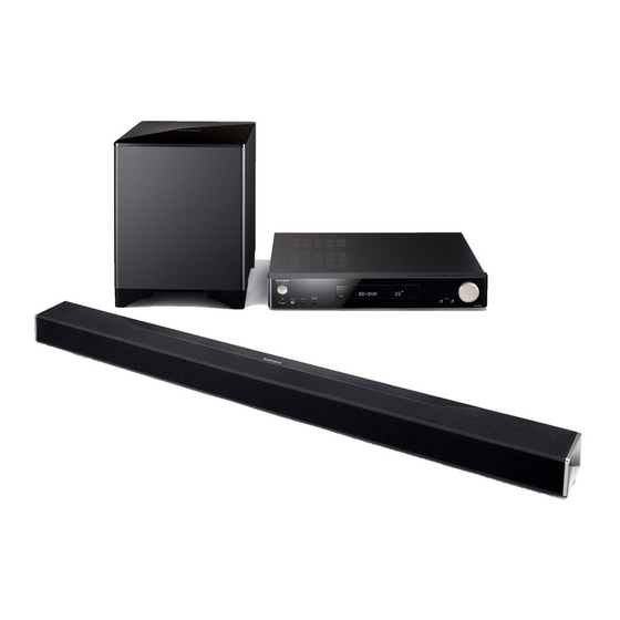 Onkyo SBT-A500 Instruction Manual