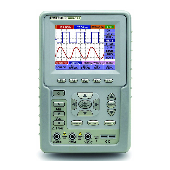 GW Instek GDS-122 Quick Start Manual