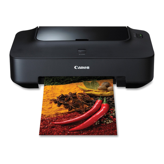 Canon PIXMA iP2702 Getting Started