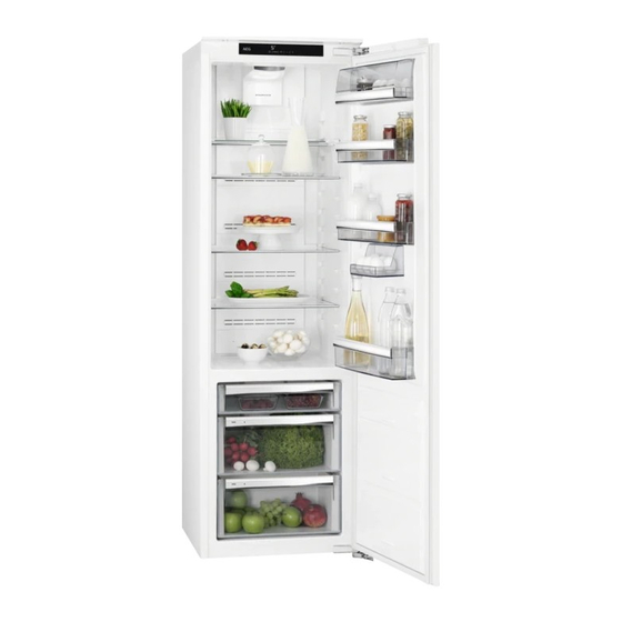 User Manuals: AEG SKE818E9ZC Built-in refrigerator