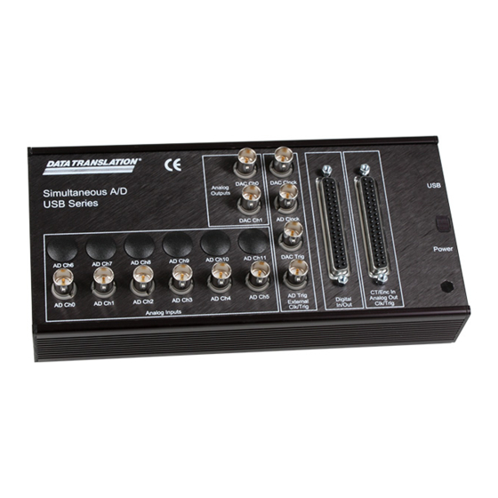 Data Translation DT9836 Series Manuals