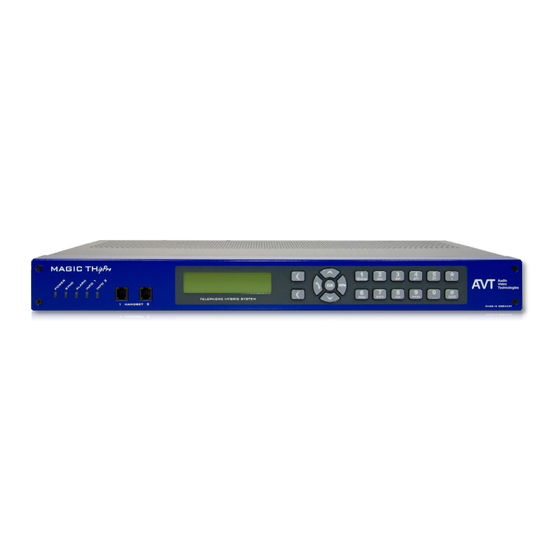 AVT MAGIC THipPro Hardware Manual
