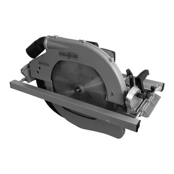 Mafell MKS 165 Ec Original Operating Instructions