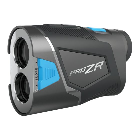 Shot-Scope PRO ZR User Manual