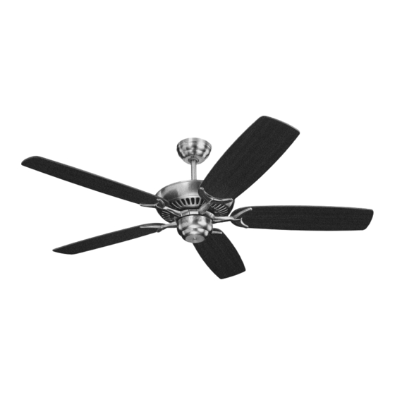 Monte Carlo Fan Company 5CO52 Series Fan Owner's Manual And Installation Manual