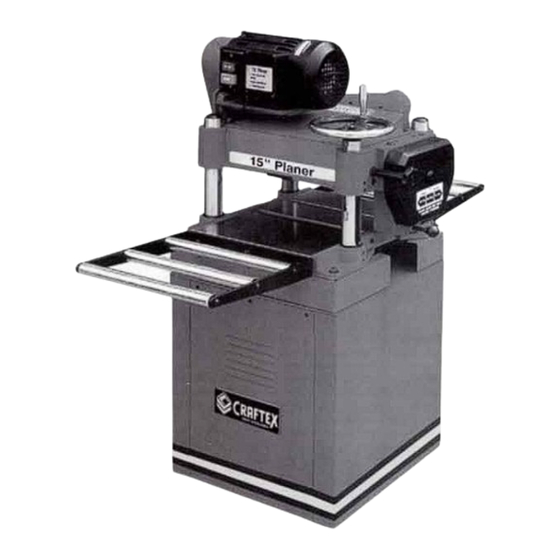 Craftex CT090 Owner's Manual
