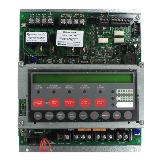 Simplex 4010 Operating Instructions