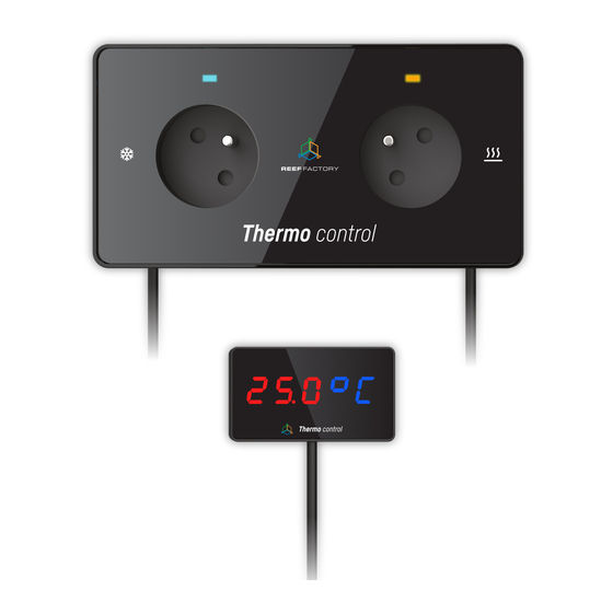 Reef Factory Thermo control Manual