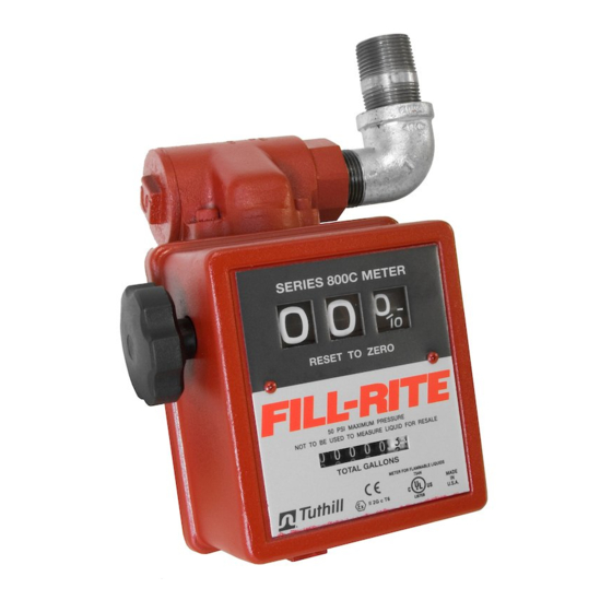 FILL-RITE 806C Owner's Operation & Safety Manual