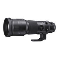 Sigma Sports AF 500mm f/4 DG OS HSM Instructions Manual