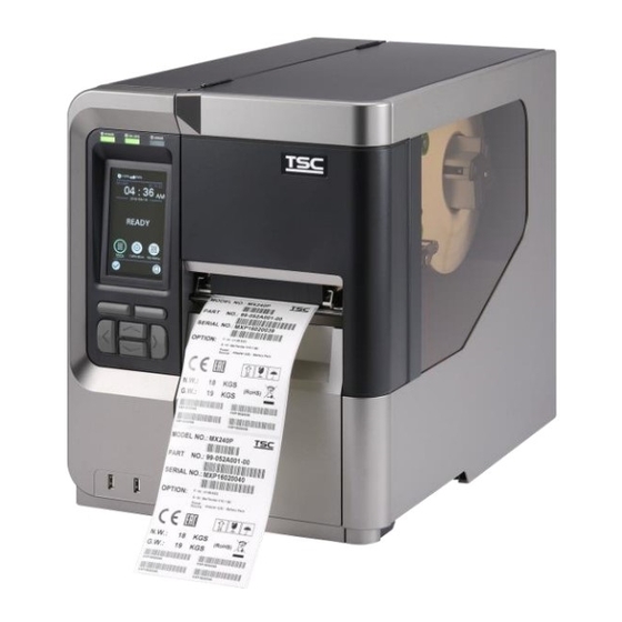TSC MX240P Series User Manual