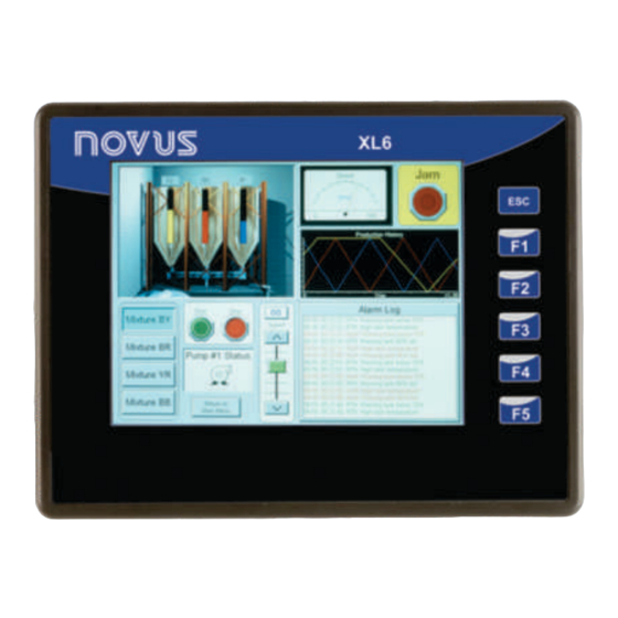 Novus XL6 Quick Start Manual