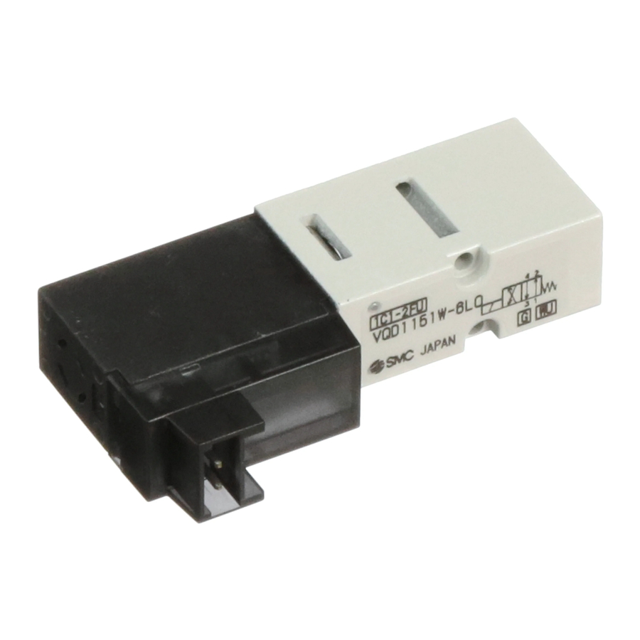SMC VQD1000 Series - 4 Port Solenoid Valve Manual