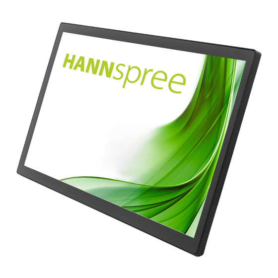 HANNspree HT221PPB User Manual