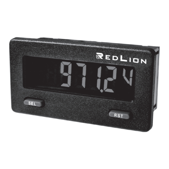User Manuals: Redlion CUB5VR00 Panel Meter