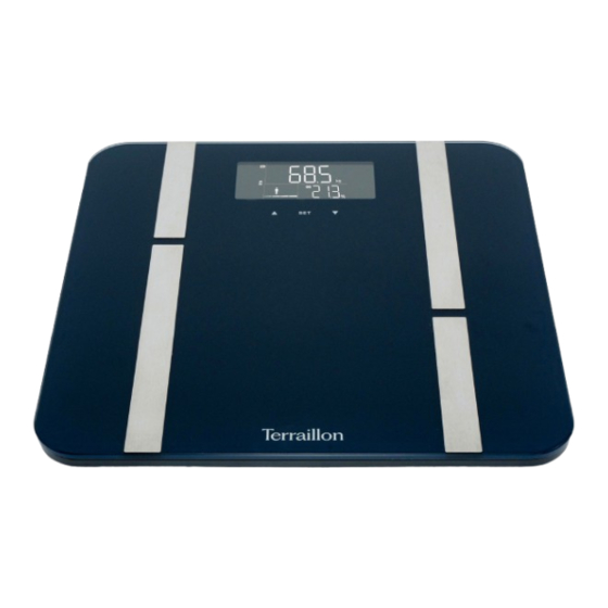 Terraillon X-LINE FIT Instruction Manual