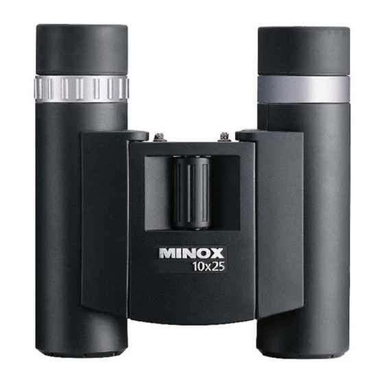 Minox BD 10x25 R Instructions Manual
