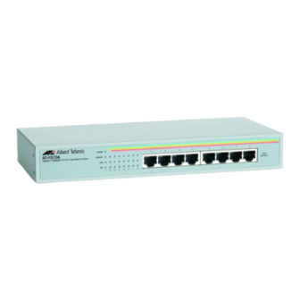 Allied Telesis AT-FS708 Installation Manual