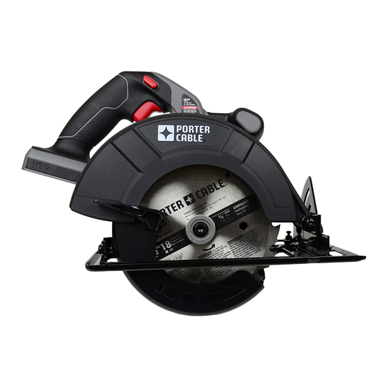 Porter cable 20v 2025 circular saw manual