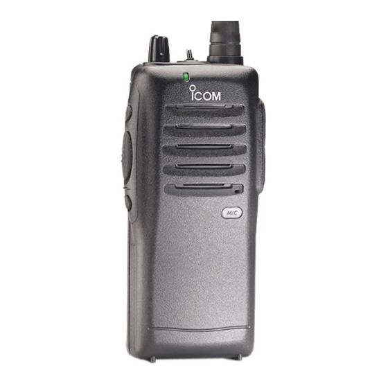 Icom IC-F11 Service Manual
