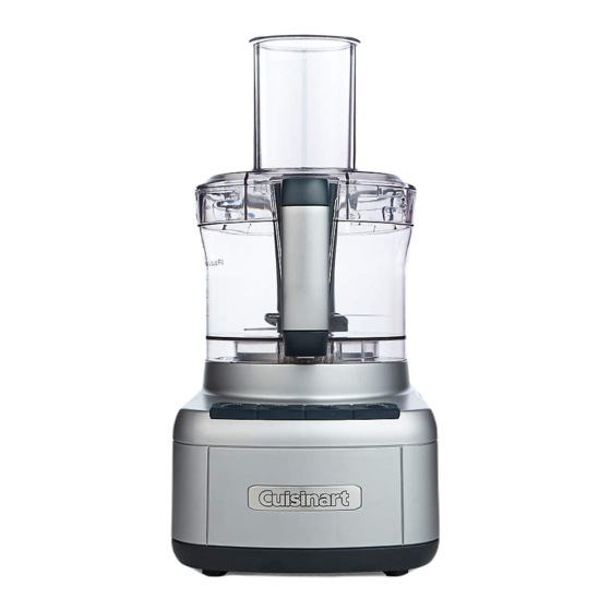 CUISINART ELEMENTAL 8 INSTRUCTION BOOKLET Pdf Download ManualsLib