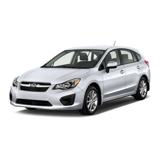 SUBARU 2014 IMPREZA OWNER